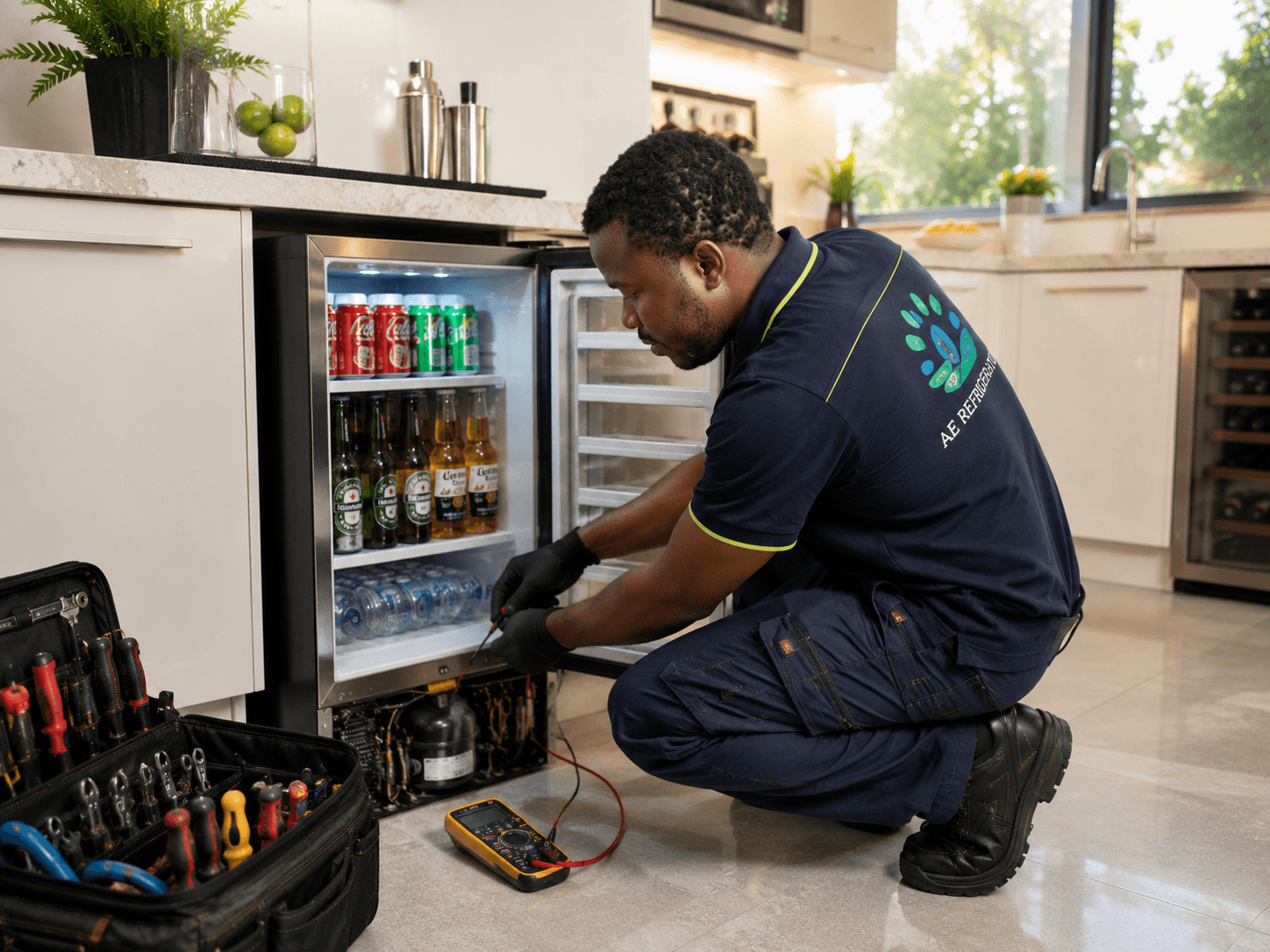 Bar fridge repair technician in Somerset West Cape Town